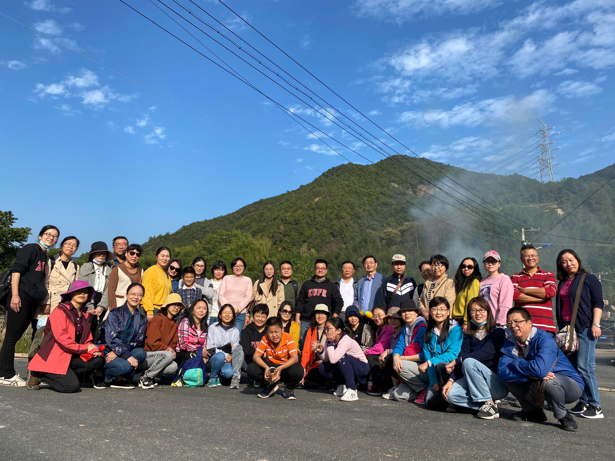 外国语学院分工会组织径山秋游活动